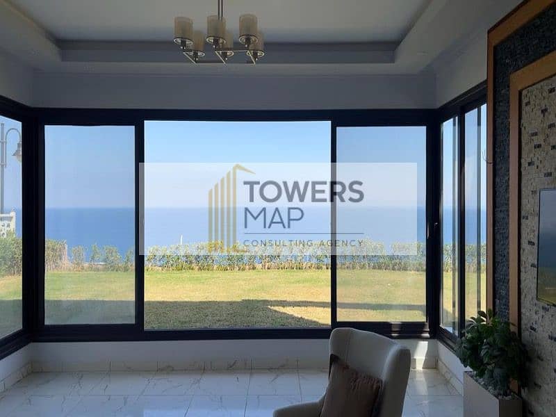 Sokhna Chalet 2 bedrooms ready to move sea view installment 5 years 0