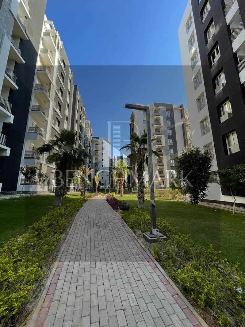 Apartment 158 m for sale delivery now Al Maqsad Compound in R3 New Capital finished 10-year installments in front of Madinaty on Bin Zayed axis 0