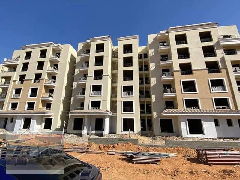 Ground Apartment with garden for sale -2 bedroom -very prime location - with installments in Sarai compound 0