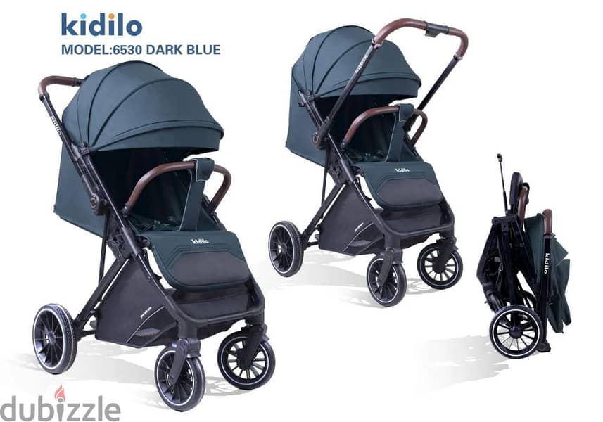 stroller Kidilo 6530 -عربية اطفال (استرولر) نوع كيدلو موديل 6530 جديدة 5