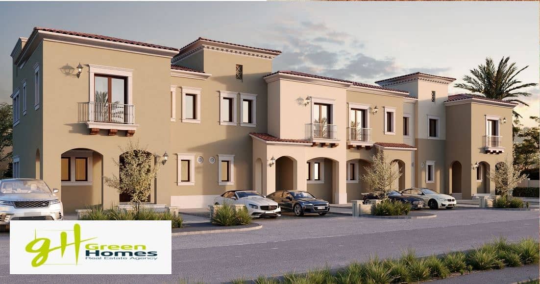 For Sale Town house In City gate dir qatari, best price with installments 0