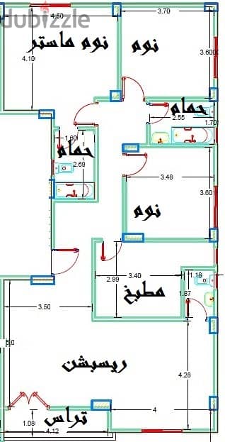 شقة 175م واجهة تطل على مدينتى دقيقة لطريق السويس 0