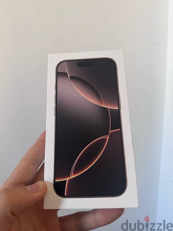 iphone 16pro 128 Desert Titanium متبرشم 0