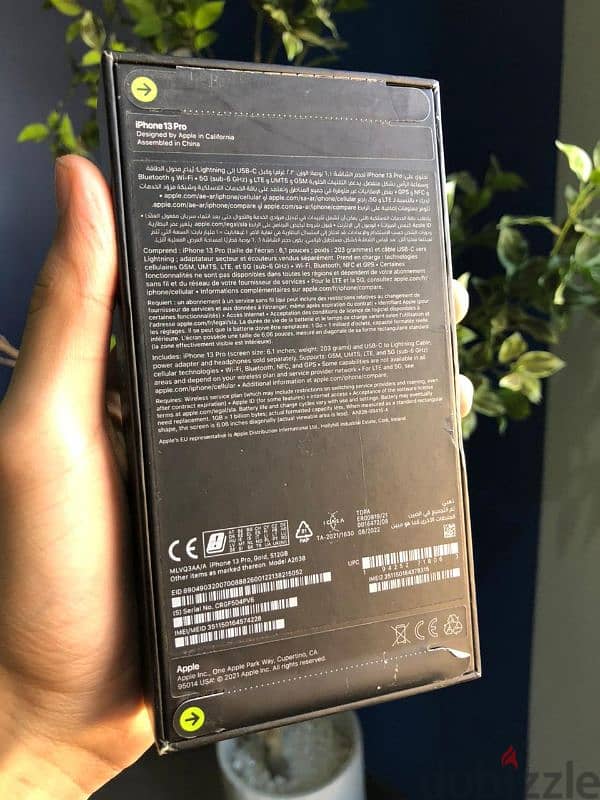 المساحه العملاقه iphone13 pro _ 512GB بضمــــــــــان وفاتورة معتمده 2