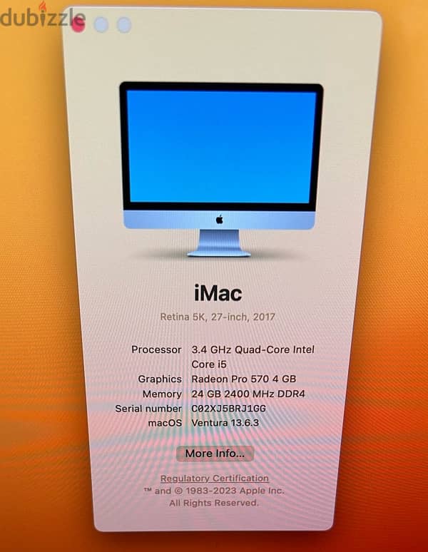 iMac 2017 27 inch 1