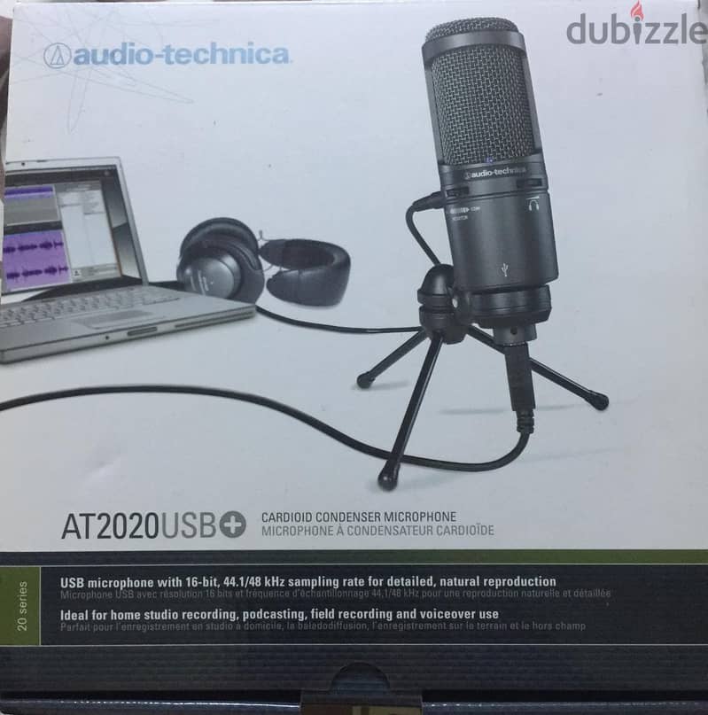 voice over microphone audio-technica2020+usb, headphone sennheiser 206 0