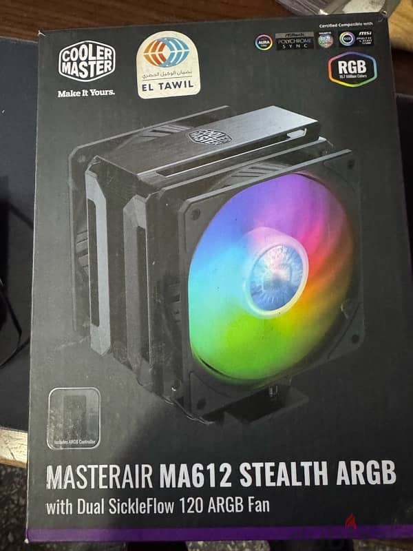 1T M2 WD SN850X & coolermaster MA612 ARGB افضل مبرده للهاى اند 1