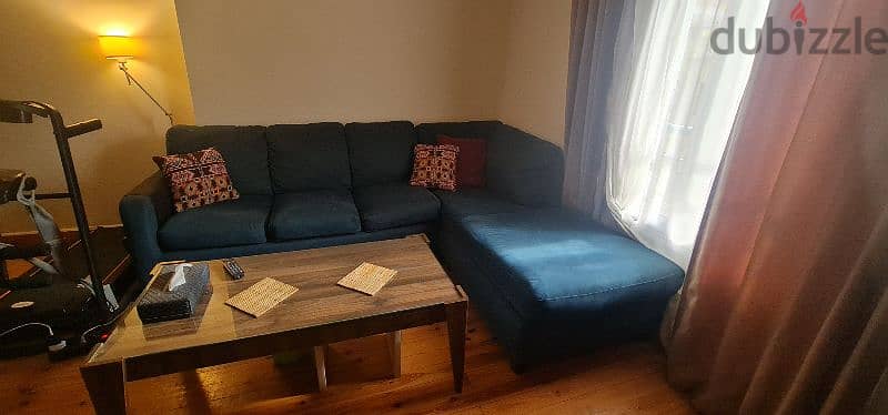 L-Shape sofa very good condition 1