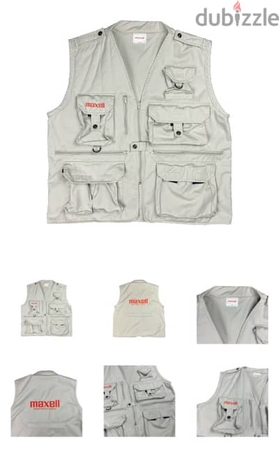 Vintage Maxell Cargo Vest