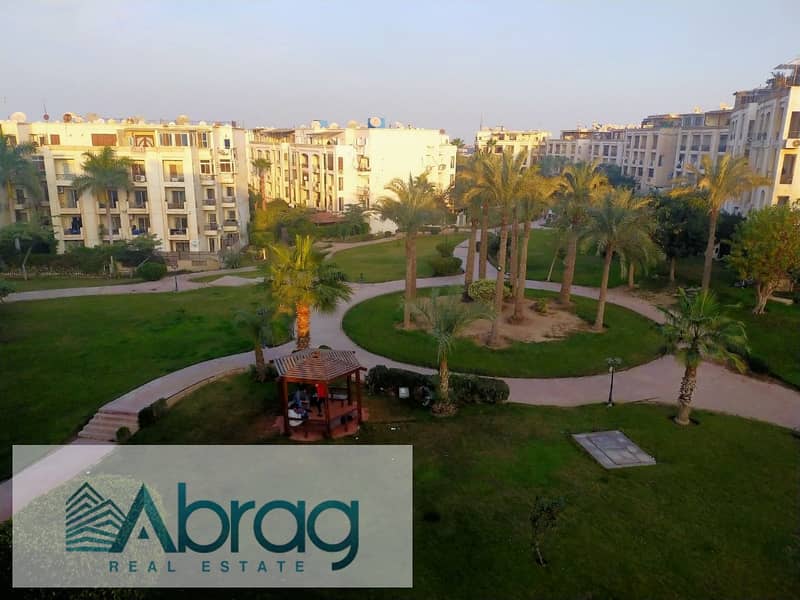 For sale apartment 122 m+ Garden 120m 3 rooms compound Hadayek El Mohandessin Sheikh Zayed 0