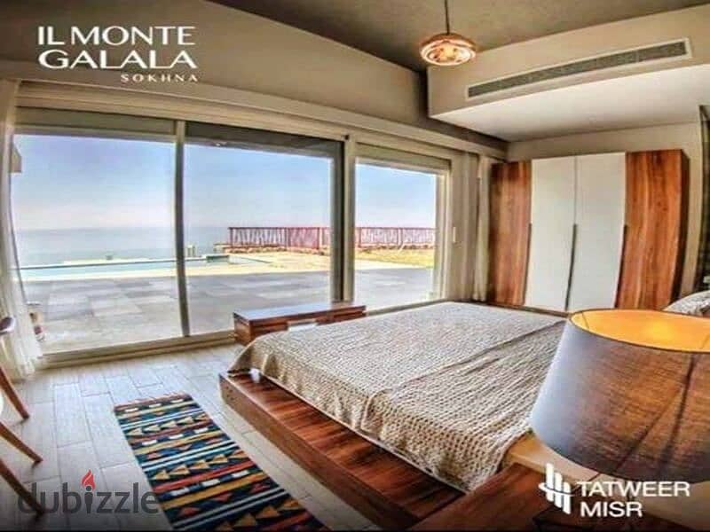 Townhouse 4 rooms | Fully finished with On the bed ready for viewing sea view  in Monte Galala Ain Sokhna 0