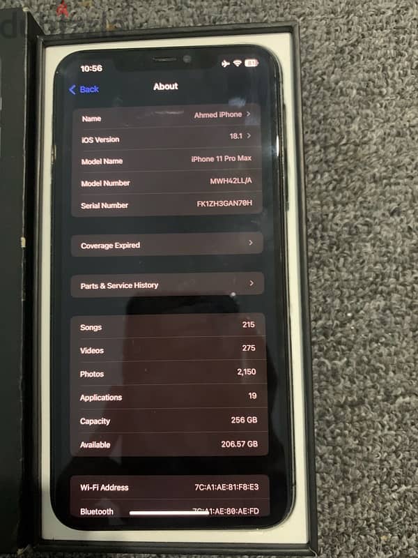 iPhone 11 Pro Max 256G 7