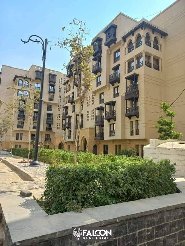 Ready to move in apartment in (Arabesque) Al-Fustat Compound with super deluxe finishing and directly on Salah Salem Road (the heart of Old Cairo) 0