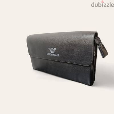 men leather hand wallet