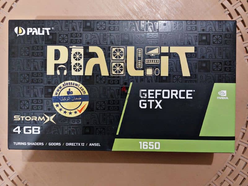 palit gtx 1650 4g ddr5 stormx 0