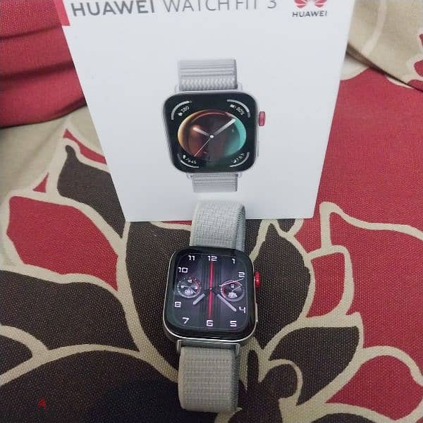 HUAWEI WATCH FIT 3  Grey Nylon Strap 0