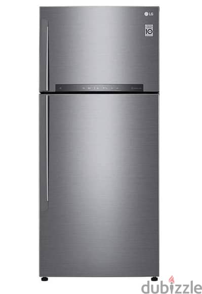 LG  Fridge-Freezer Combinations LED Dis. GN-H622HLHL Platinum Silver