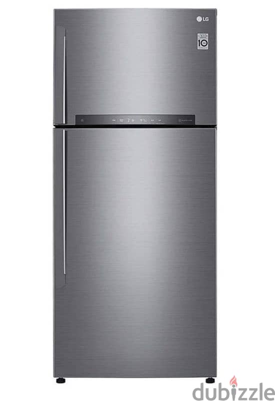 LG  Fridge-Freezer Combinations LED Dis. GN-H622HLHL Platinum Silver 0