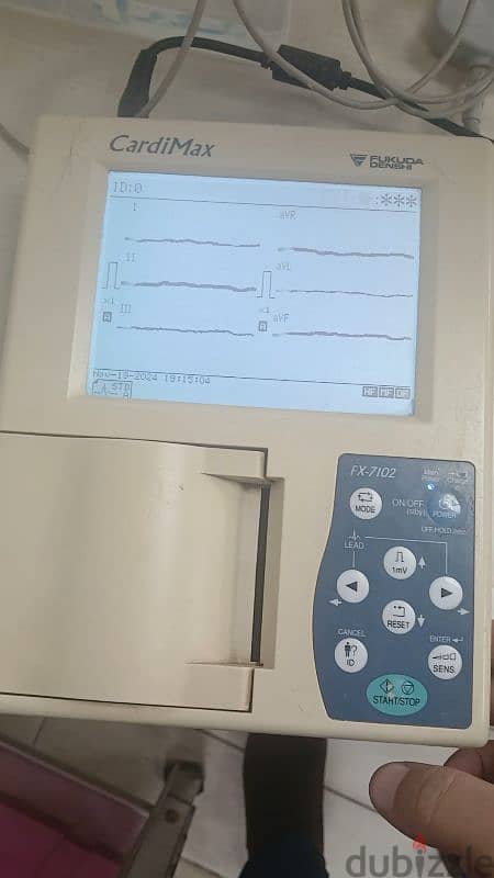 كابل واكسسوارات جديده & ECG رسم قلب ٣ قناة 1