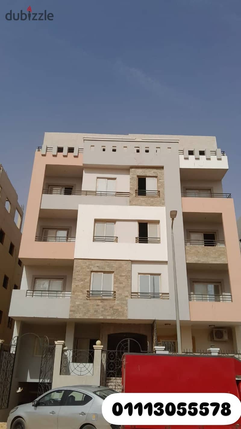 Apartment for sale, 185 square meters, in Al-Andalus, Fifth Settlement, immediate receipt, semi-finished, near the Nile International School 0