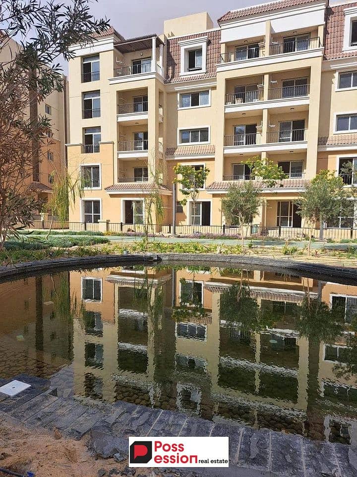 3 bedroom apartment for sale in installments in Sarai Compound, Sur, with Madinaty in Mostakbal City 0