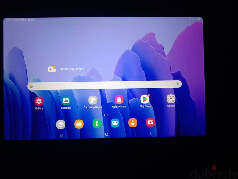 Samsung Tab A7 T505n زيرو بالكرتونة والشاحن الاصلي بتاعه 0
