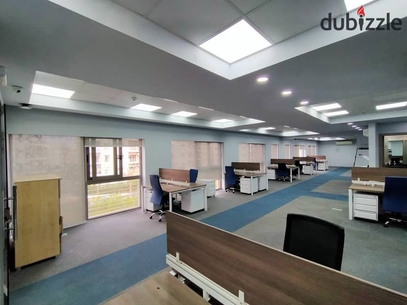 for rent Administrative headquarters 512m the courtyard sheikh zayed fully finished , furnished 0