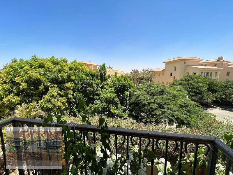 Prime location, open view of Main Garden Standalone villa in Hyde Park New Cairo, fully furnished with ACs 0