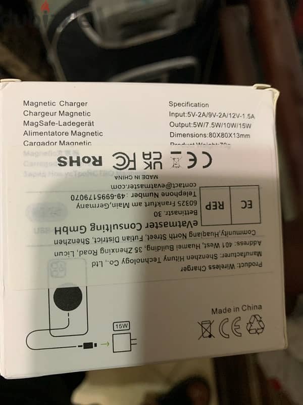 MagSafe Fast Charging for apple iPhone and samsung 15W 1