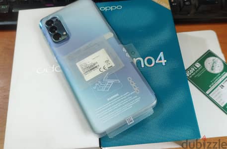 oppo reno 4 128 / 8+5 اوبو رينو 4 زيرو بلزقته بكل مشتملاته حاله نادره