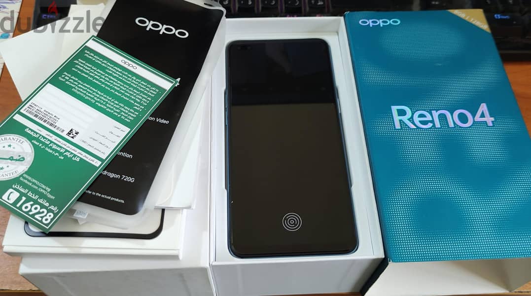 oppo reno 4 128 / 8+5 اوبو رينو 4 زيرو بلزقته بكل مشتملاته حاله نادره 3