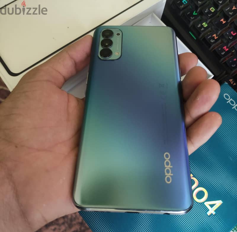 oppo reno 4 128 / 8+5 اوبو رينو 4 زيرو بلزقته بكل مشتملاته حاله نادره 6