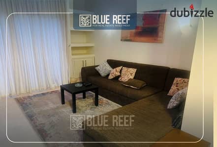 Apartment for rent, finished with furniture and appliances, with AC'S, area of ​​88 SQM, 3 minutes from the American University