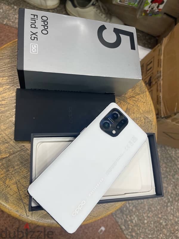 OPPO Find X5 5G dual sim 256G White بحالة الجديد 0