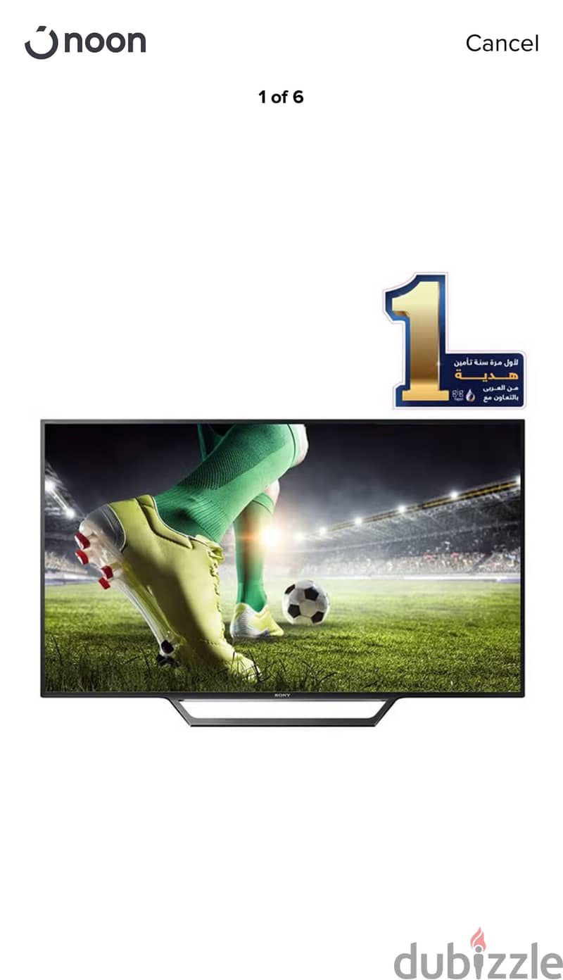 32 Inch HD Smart LED TV KDL-32W600D Black 1