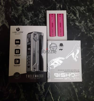 Thelma Quest Solo 100w + Bishop MTL V1 4ML + Efest Batteries (Vape)