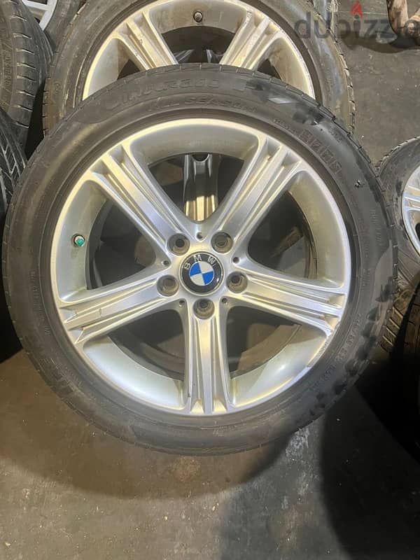 جنوط BMW  مقاس ١٧/١٨/١٩ حاله ممتازه بلا عيوب 4