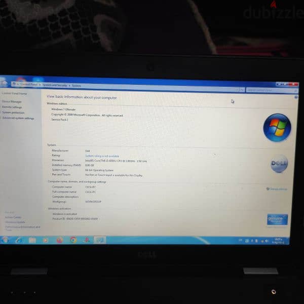 لاب توب dell 0