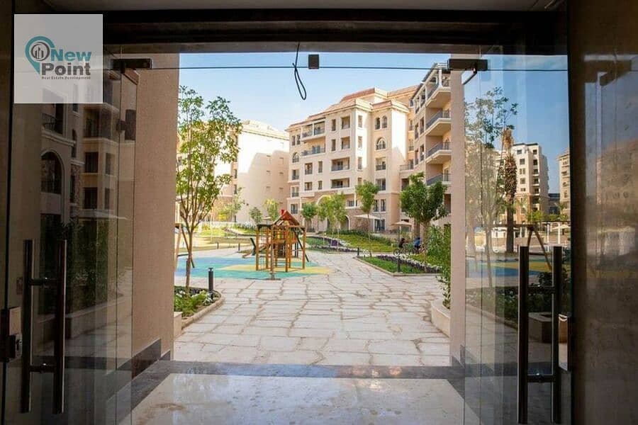 شقة امام الجامعة الأمريكية متشطبة سوبر لوكس بالتكيفات في كمبوند افينيو 90 90 Avenue Compound 0