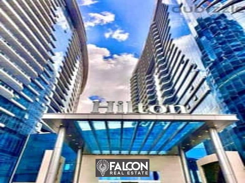 شقة 124 متر من هيلتون  لقطة فيو خيالي علي النيل استلام فوري Barnded by hilton 0