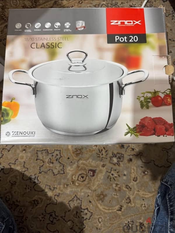 zinox pot 20 & zinox pot 34 0