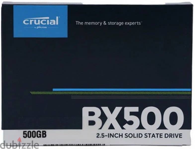 هارد ديسك كروشال 500 جيجا -   Hard Desk Crucial BX500 SSD 500 Giga 0