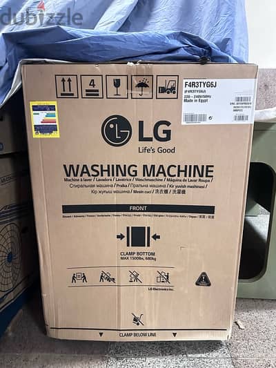 غساله lg 8kg جديده