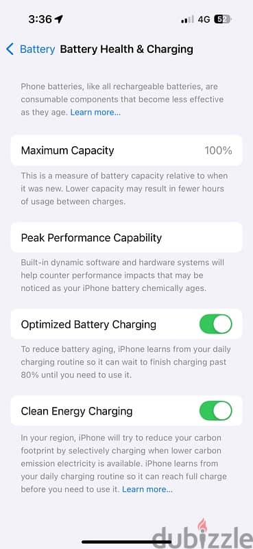 حالة نادرة iPhone 14 Pro 265GB 100% battery + 1 Year Applecare 1