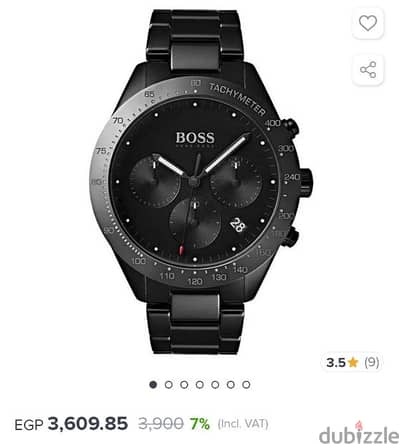 boss watch black