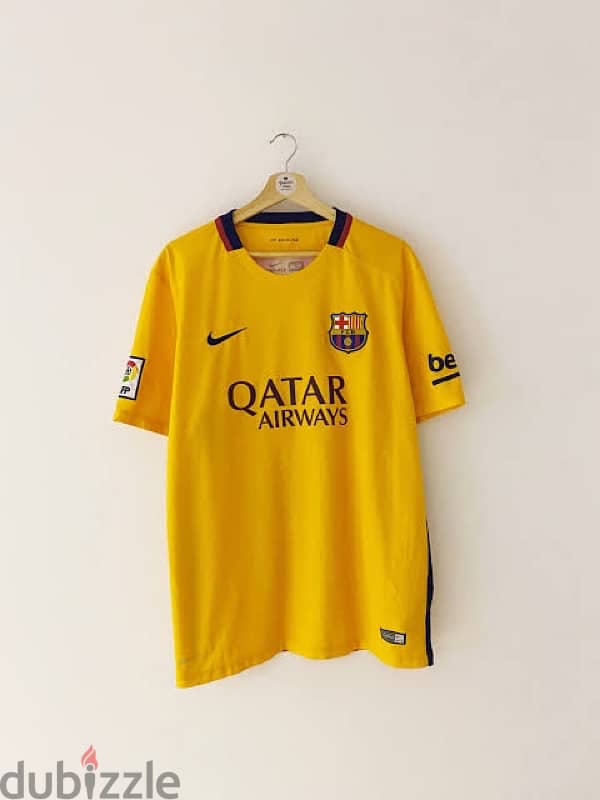 تيشرت برشلونة اصلي موسم١٥/١٦ fc barcelona away kit 15/16 1