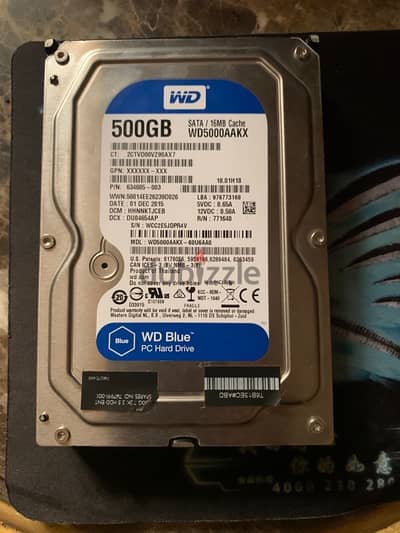 500 Gb hard drive