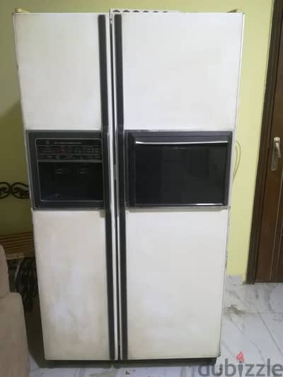 general electric double door fridge / electrostar deep freezer