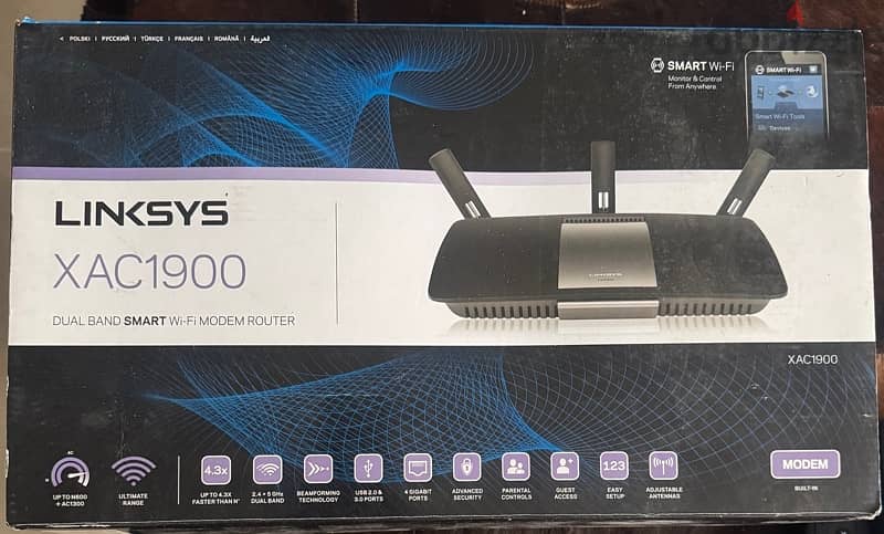 راوتر - موديم لينك سيس Linksys XAC1900 5