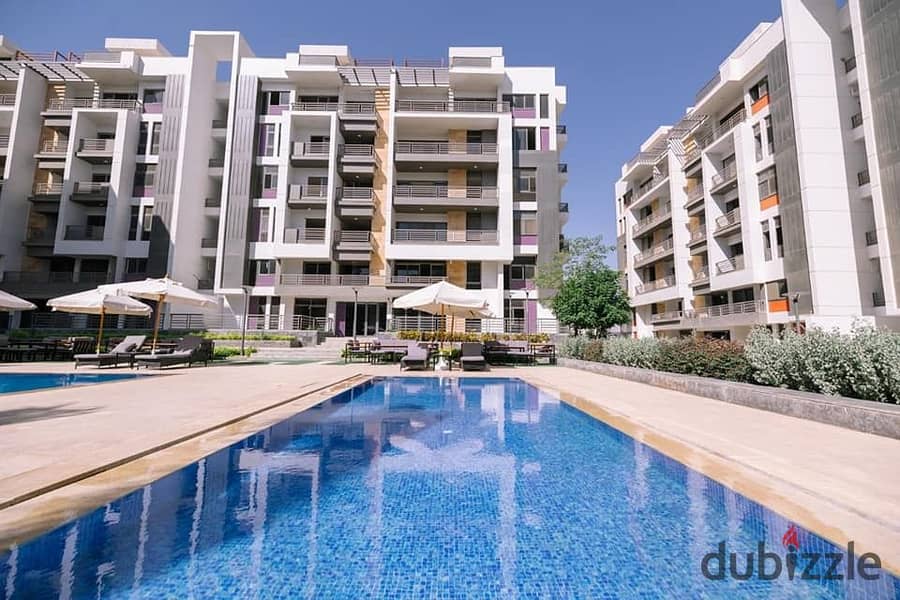 Apartment for sale in installments with a private garden in a very special location on the landscape in (The Icon) Compound, Fifth Settlement 0